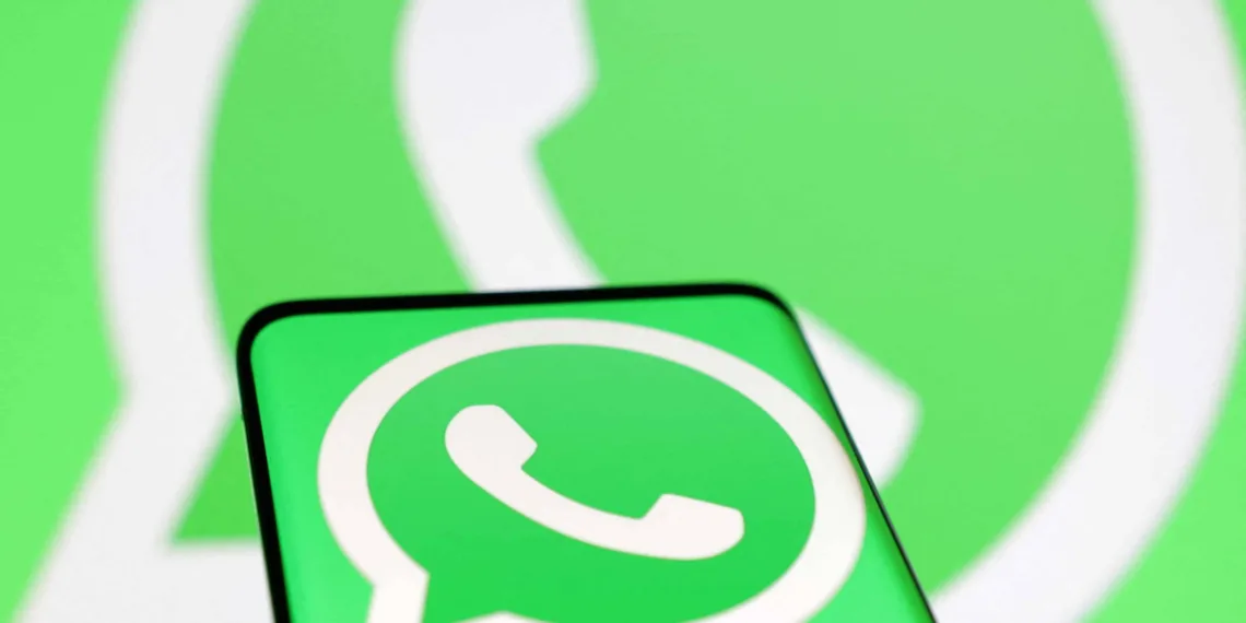 FILE PHOTO: Whatsapp logo is seen in this illustration taken, August 22, 2022. REUTERS/Dado Ruvic/Illustration
