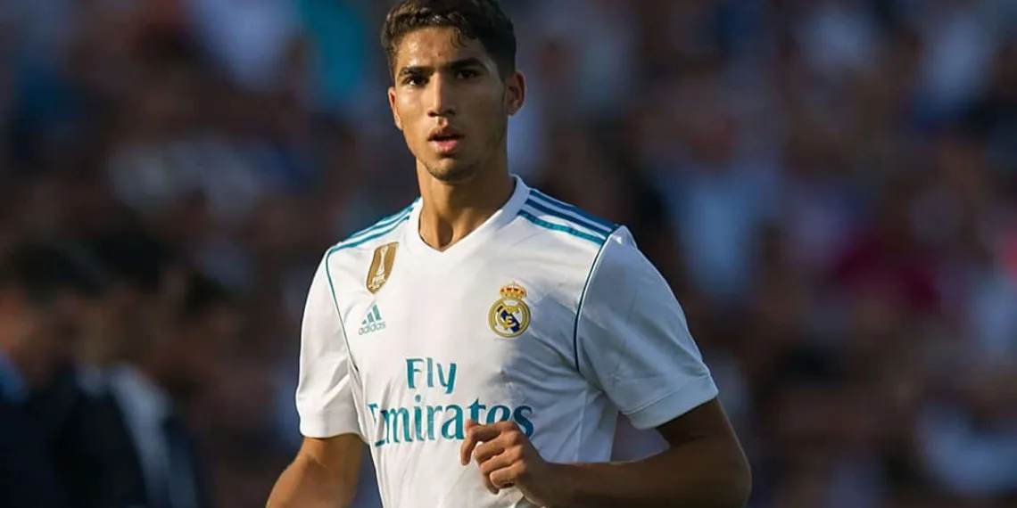 Achraf Hakimi in Real Madrid Colours Back in 2018, Image Credits- Managing Madrid