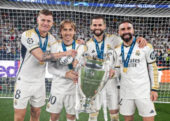 Most Champions League trophies: Real Madrid Kroos, Modric, Nacho and Carvajal