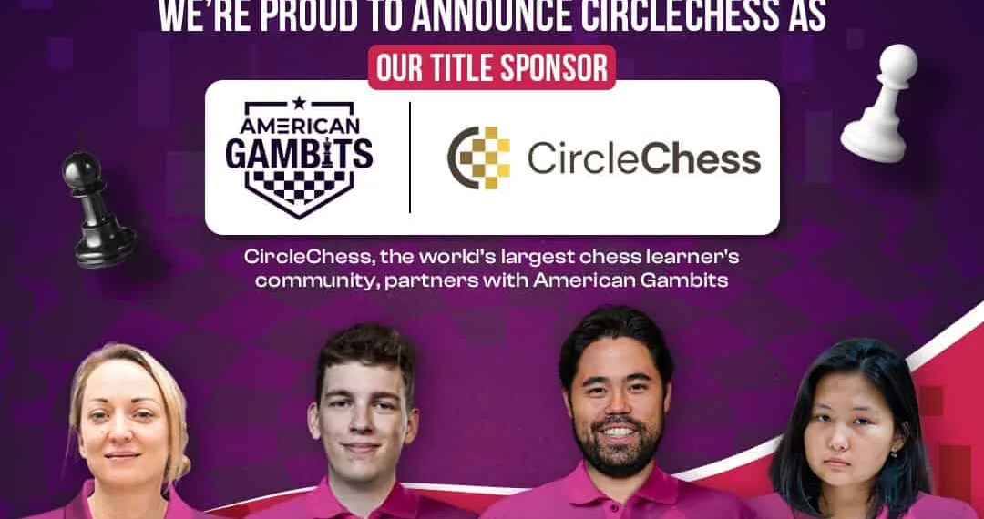 American Gambits Partner with CircleChess Ahead of Global Chess League Debut