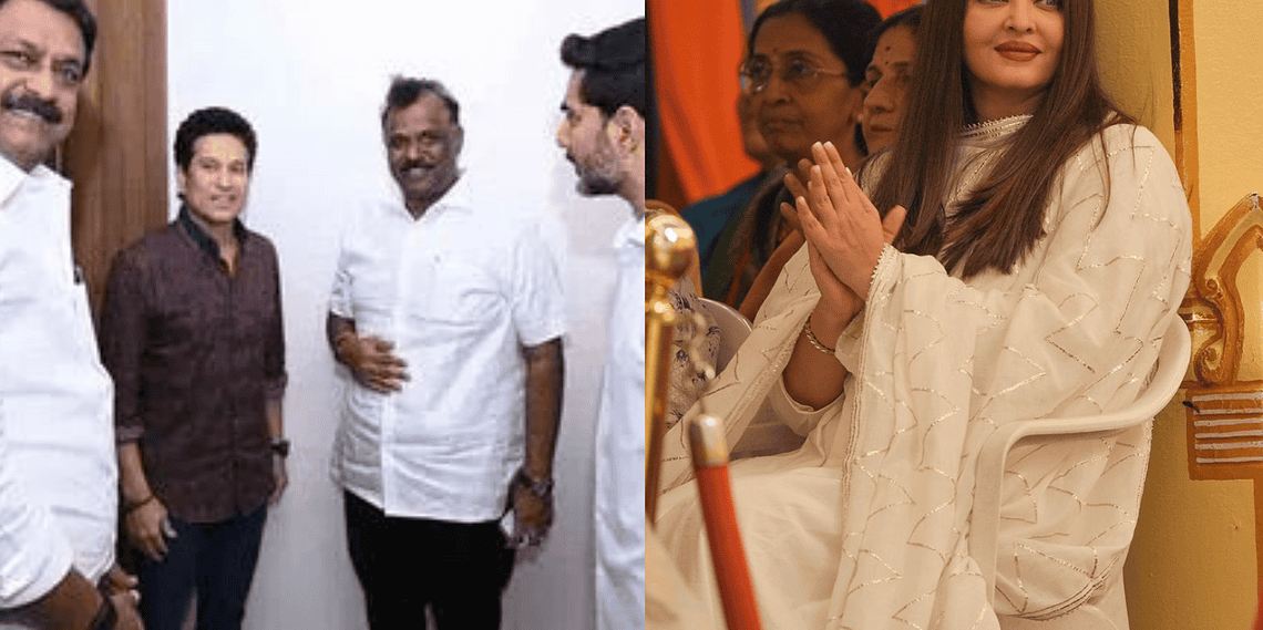 Aishwarya Rai and Sachin Tendulkar Grace Sri Sathya Sai Centenary Celebrations in Puttaparthi